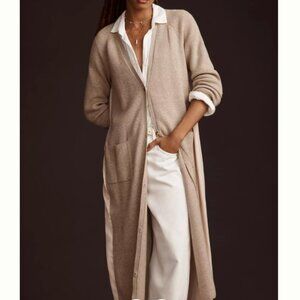 By Anthropologie Long Twofer Cardigan Sweater